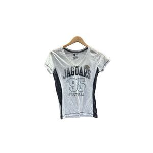 NFL Team Apparel Jacksonville Jaguars Size Medium (M) Burn Out Fitted T-Shirt